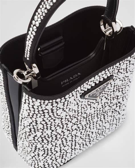 prada bag with crystals.